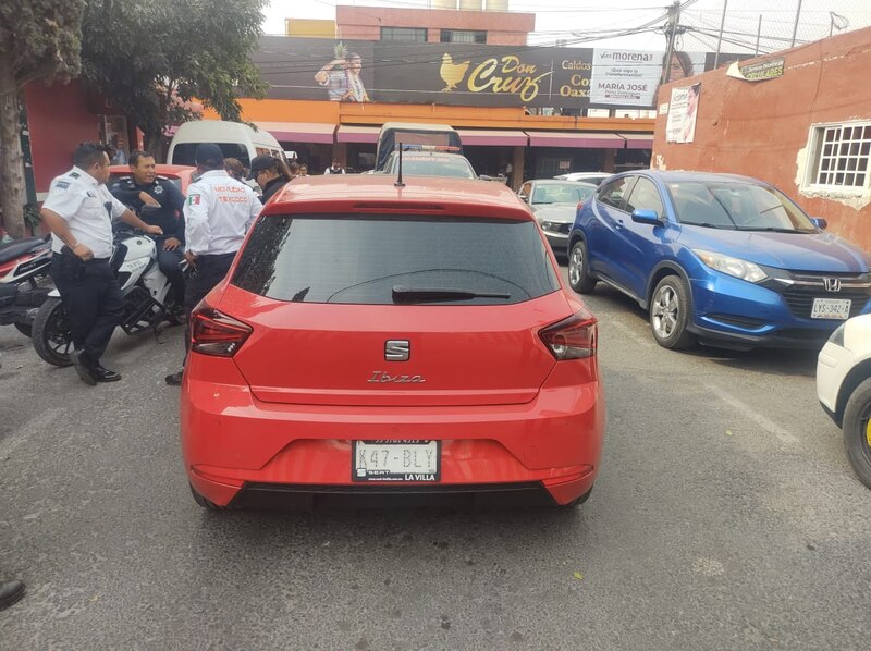Accidente de coche en la ciudad de México