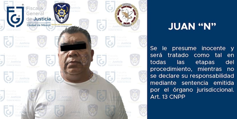 Title: Detienen a Juan “N” por el delito de violación