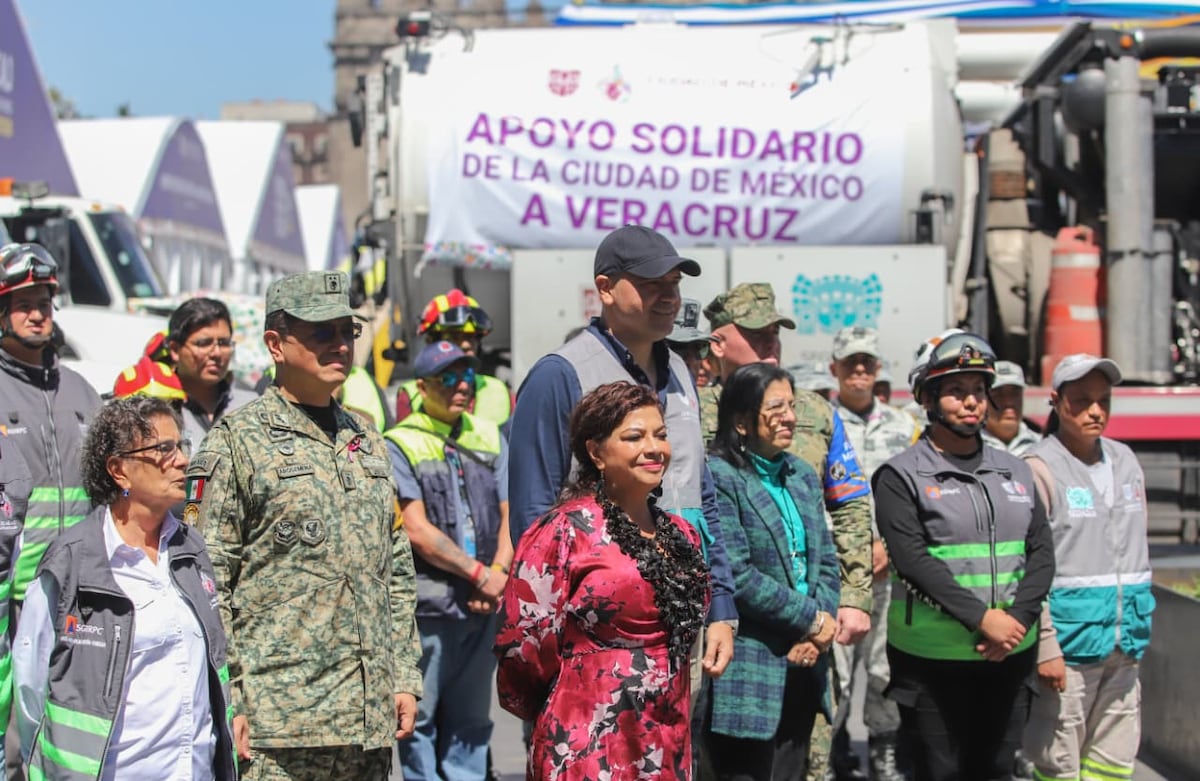 CDMX envía apoyo solidario a zonas afectadas por lluvias en Veracruz – La  Crónica de Hoy