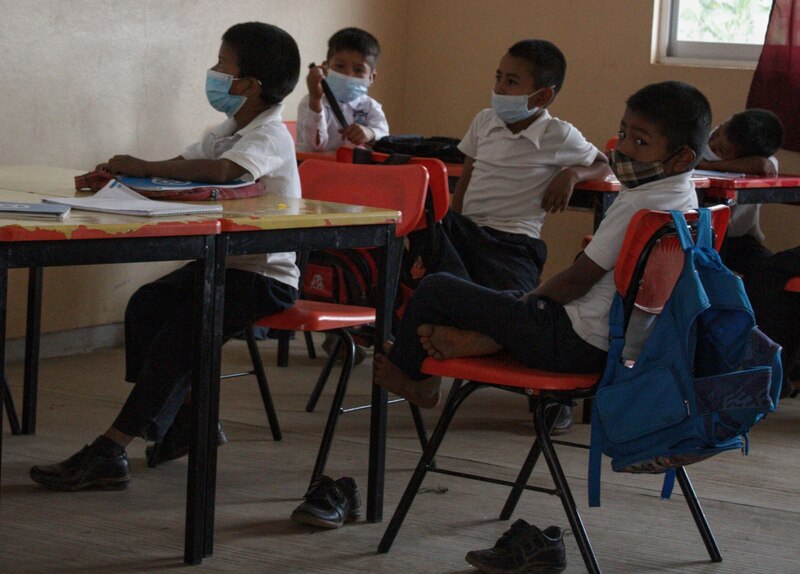 Niños en el aula
