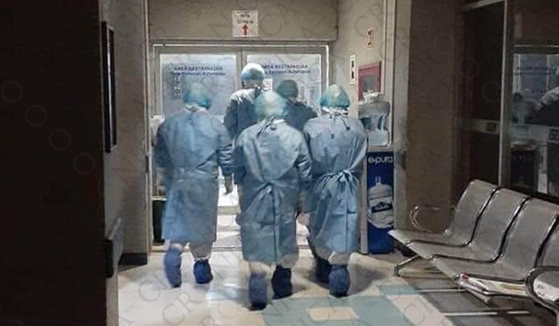 Personal médico en un hospital