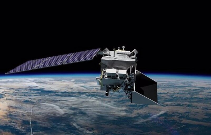 Satélite en órbita