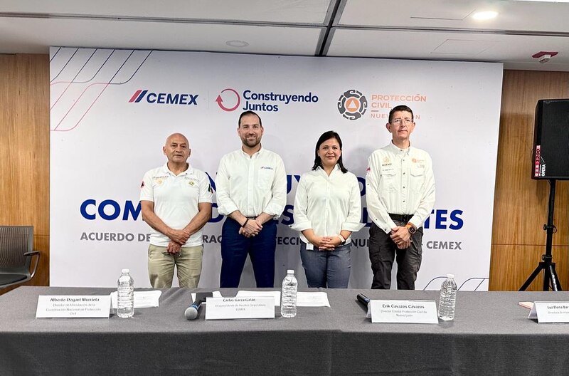 CEMEX y Protección Civil Nuevo León firman convenio de colaboración