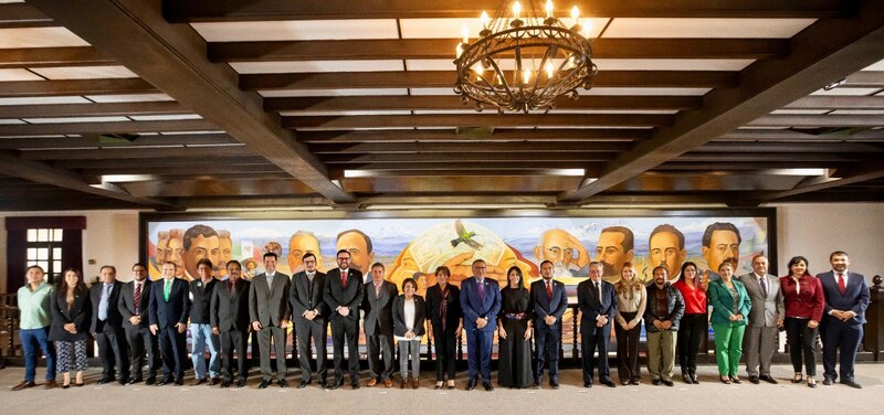 Reunión de trabajo del gabinete del presidente de México
