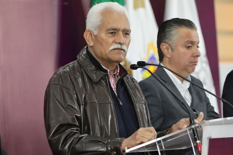 El presidente Andrés Manuel López Obrador habla en una conferencia de prensa.