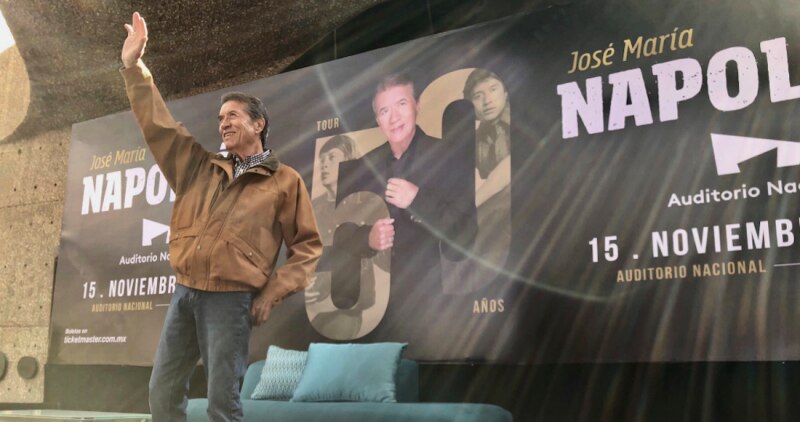 José María Napoleón anuncia su concierto en el Auditorio Nacional