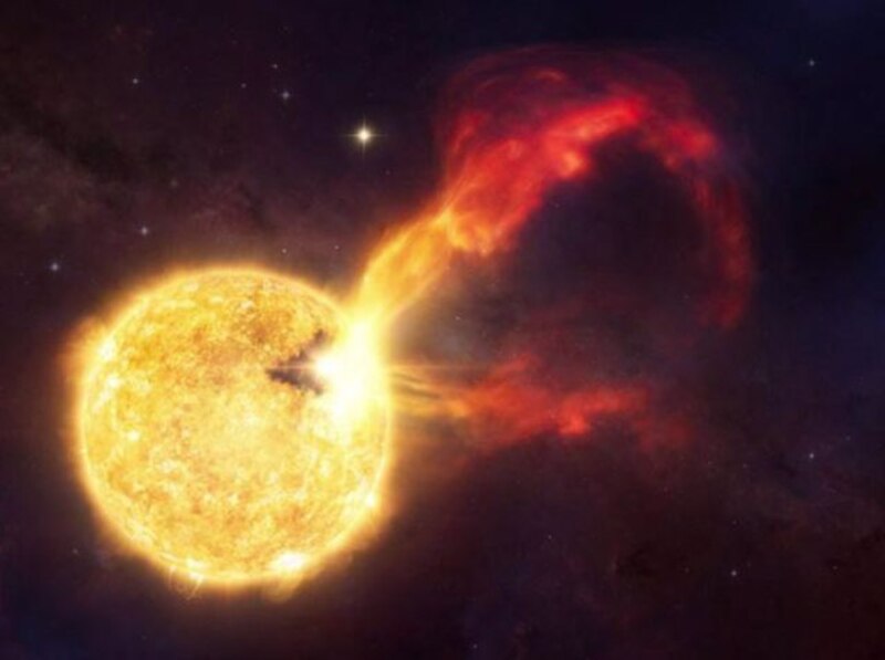 Una estrella gigante roja