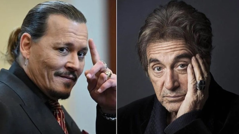 Johnny Depp y Al Pacino, dos grandes actores de Hollywood