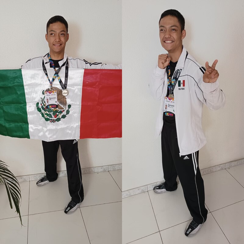 Joven mexicano gana medalla de oro en competencia internacional de artes marciales