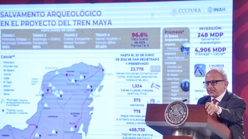 Salvamento arqueológico en el proyecto del Tren Maya