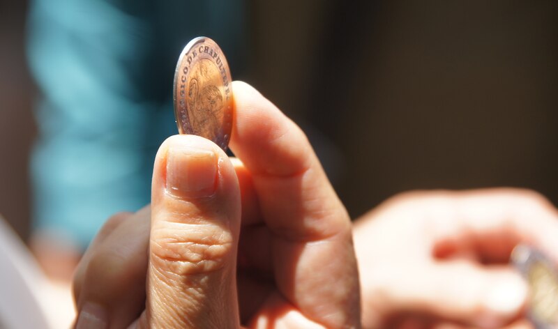 Moneda de cerca