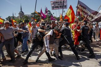 Marea humana exige en Madrid la dimisión del Jefe de Gobierno español