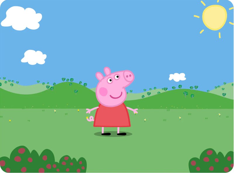 Peppa Pig en el campo