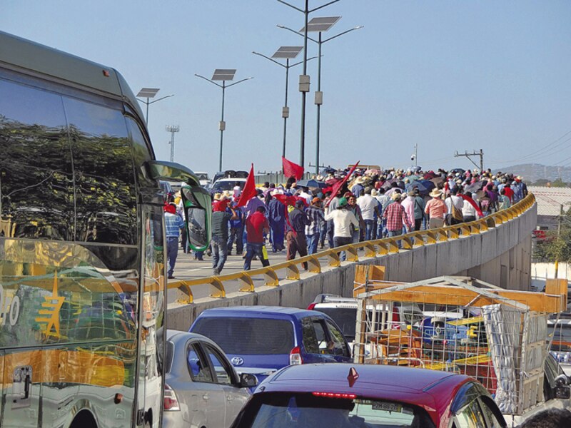 Marcha de maestros en México