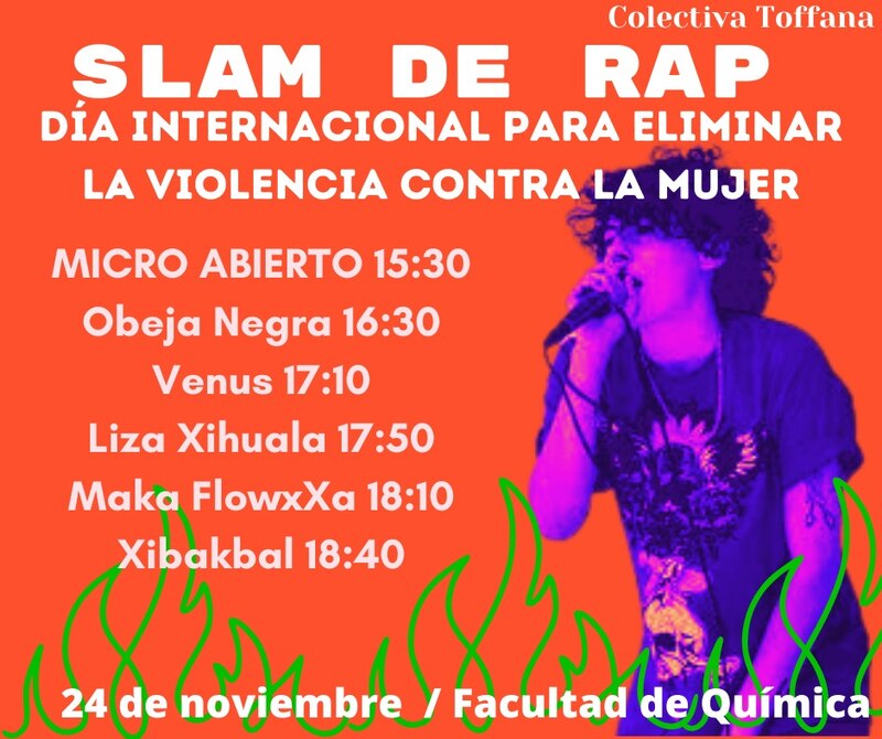 Slam de rap contra la violencia de género