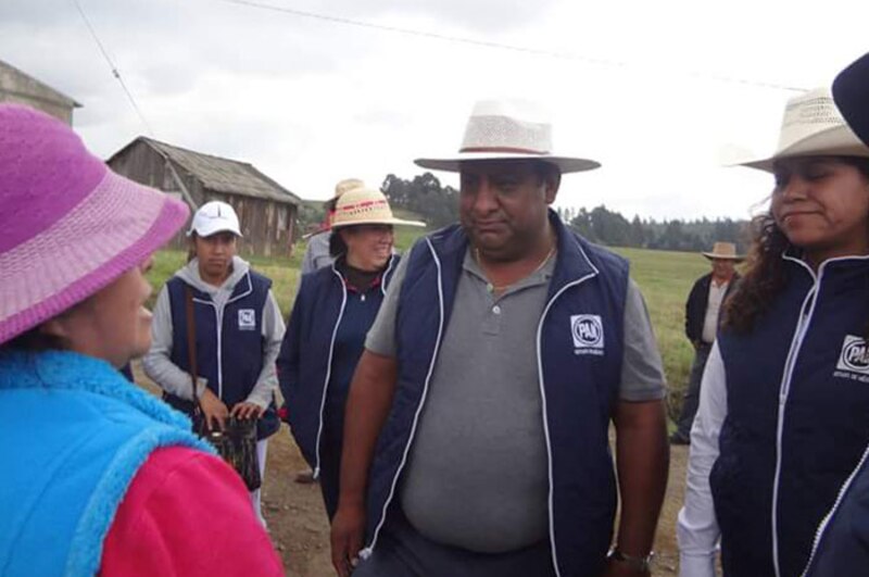 Reunión de agricultores en Colombia