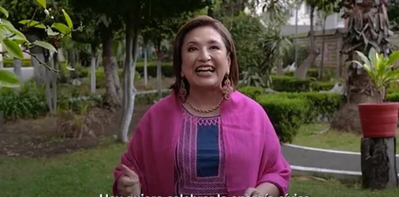 La Jefa de Gobierno de la Ciudad de México, Claudia Sheinbaum, durante una conferencia de prensa.