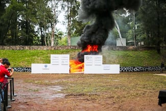 Fiscalía de Morelos realiza histórica destrucción de 66 kilos de narcóticos para evitar su retorno a las calles