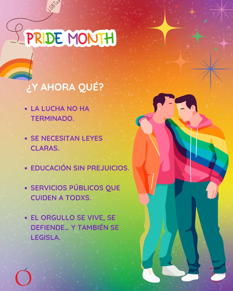 Ilustración alusiva el mes LGBT