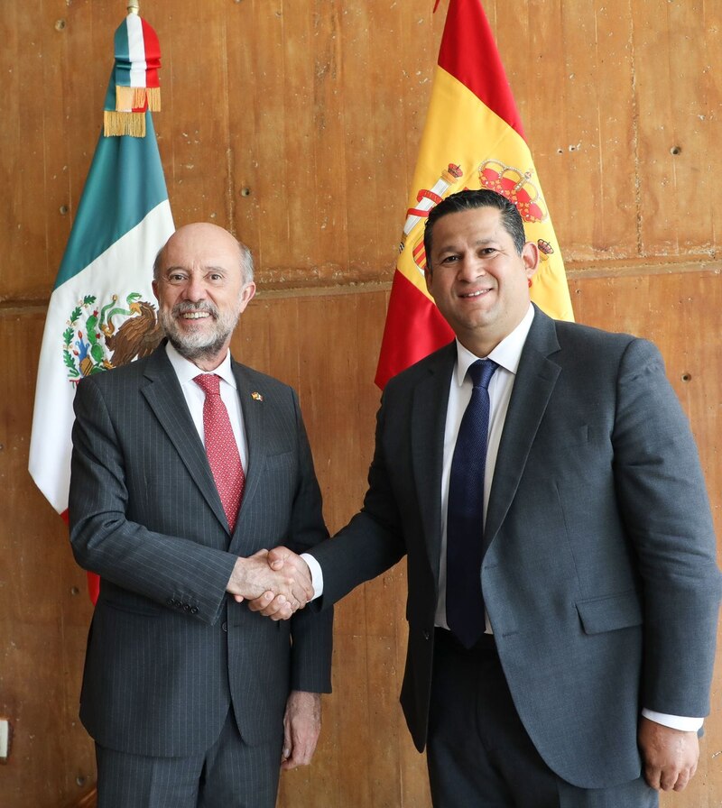 Reunión entre el presidente de México y el rey de España
