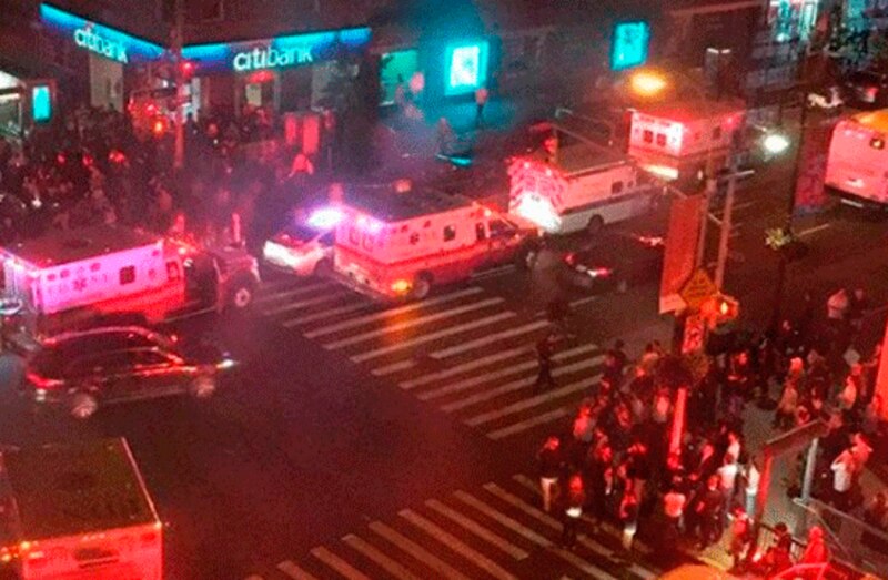 Accidente de tráfico en Nueva York
