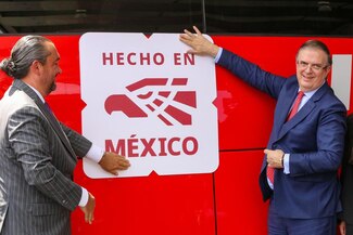 Empresa transportista ADO, reconocida con el sello ‘Hecho en México’