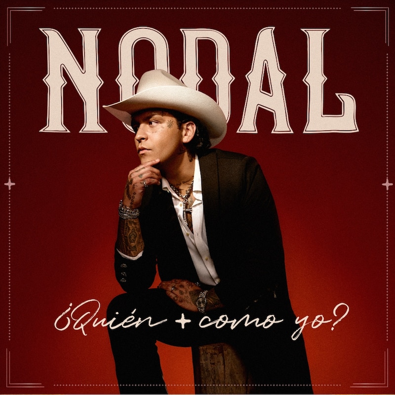 Portada del nuevo álbum de Christian Nodal "¿Quién + como yo?"