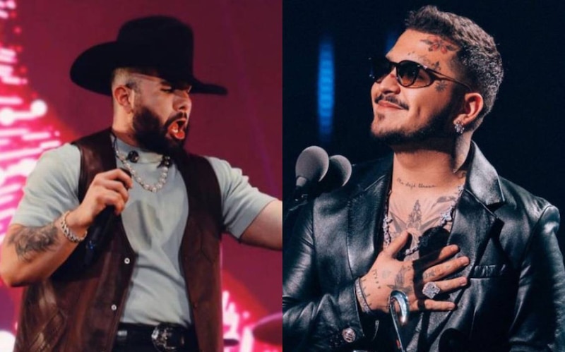 Christian Nodal y J Balvin, dos grandes de la música latina, juntos en una misma imagen