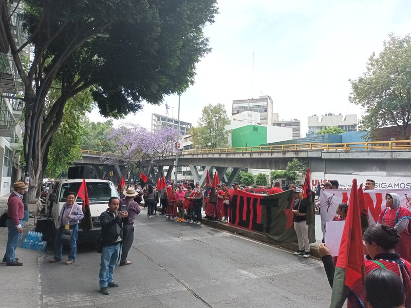 Protesta indígena en México