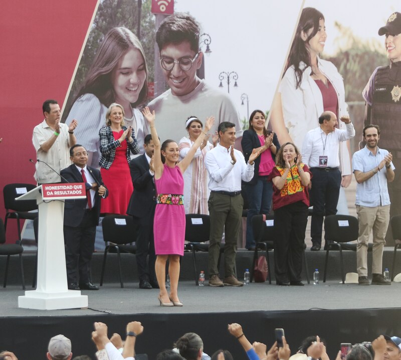 Clausura de campaña de la candidata a la gubernatura de Quintana Roo por la coalición "Va por Quintana Roo", Laura Fernández Piña.