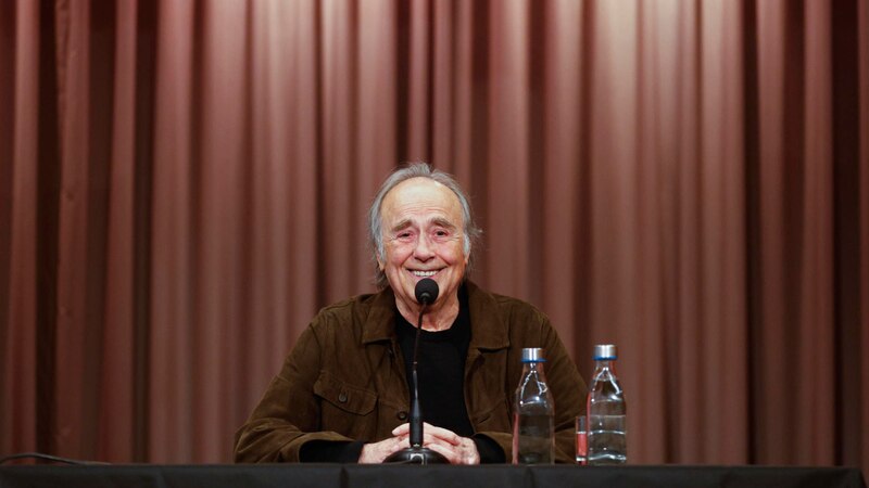 El actor Dustin Hoffman en una conferencia de prensa.