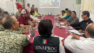 Protección Civil atiende emergencia por tormenta tropical Barry en el sur de Tamaulipas