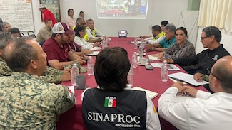 Protección Civil atiende emergencia por tormenta tropical Barry en el sur de Tamaulipas