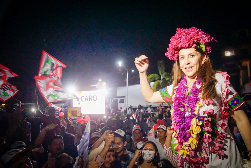 ¡Viva la candidata!