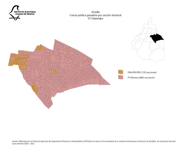 Resultados de la elección de la alcaldía de Iztapalapa