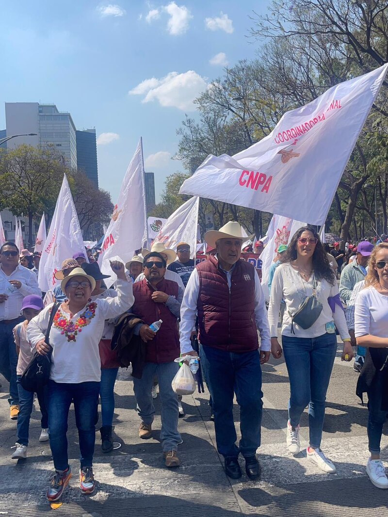 Marcha de la Coordinadora Nacional de Trabajadores de la Educación