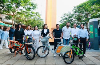 Tlajomulco se suma a expansión de Mi Bici con bicicletas eléctricas en López Mateos