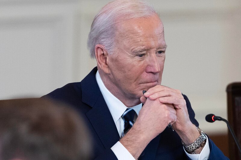 El presidente Biden durante una reunión en la Casa Blanca