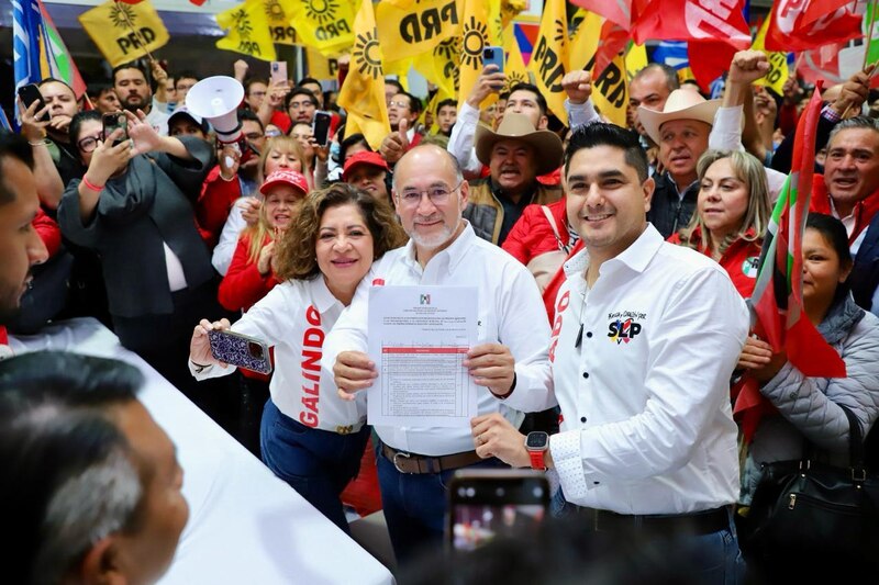 El candidato del PRI, José Antonio Meade, se reúne con simpatizantes en San Luis Potosí