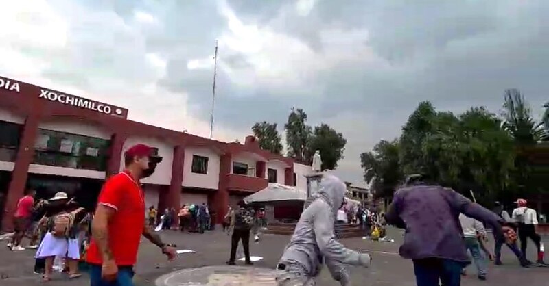Pelea campal en Xochimilco deja varios heridos