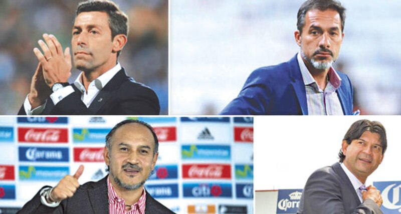 Cuatro técnicos que buscan el título en el fútbol mexicano