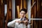 Joven violinista agradece su exitosa operación al personal médico del ISSSTE con recital  