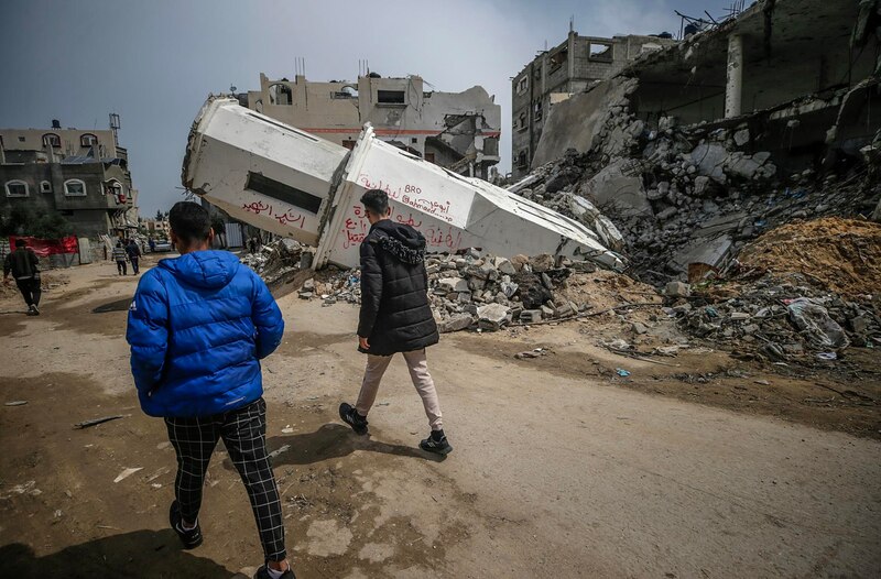 Destrucción en Gaza