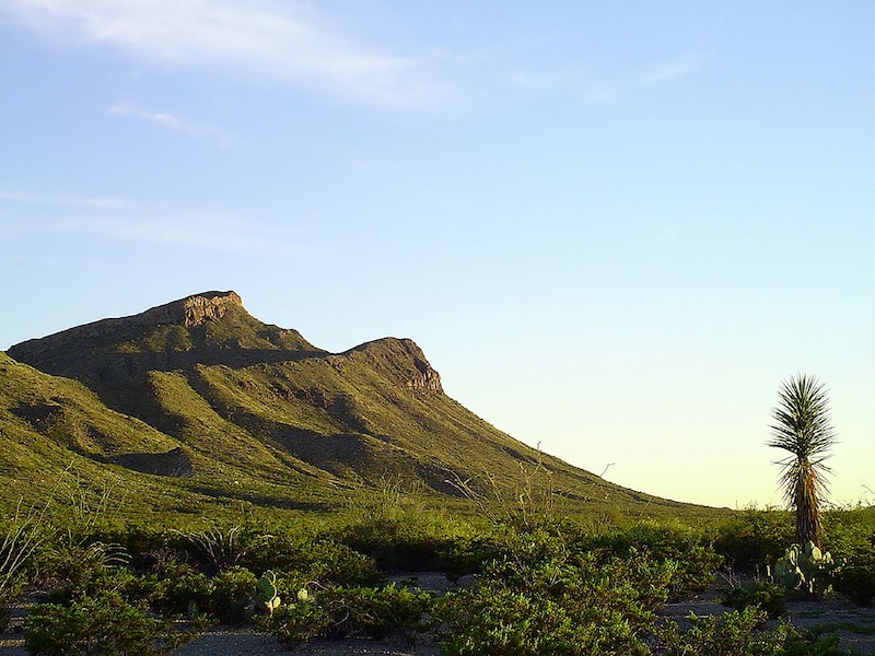 Montaña en el desierto