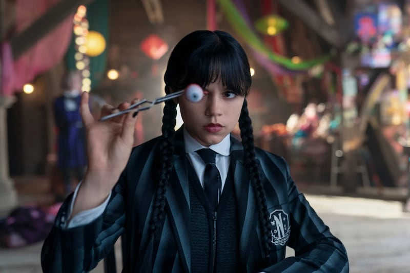 Escena de la segunda temporada de 'Wednesday'
