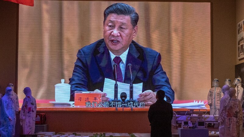 El presidente chino, Xi Jinping, pronuncia un discurso durante la inauguración de la Exposición Internacional de Importaciones de China (CIIE) en Shanghai, China, el 5 de noviembre de 2022.