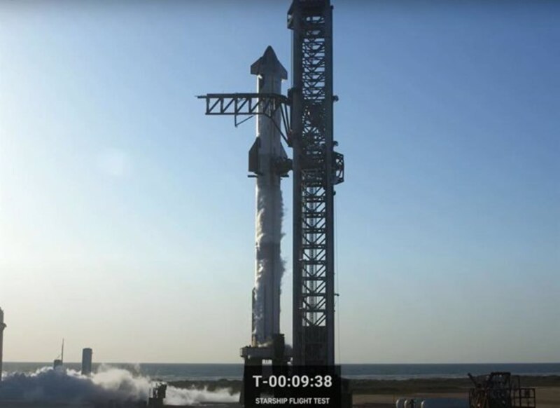 Prueba de vuelo de la nave espacial Starship