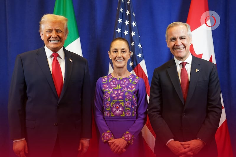 Así fue la reunión entre Sheinbaum, Trump y Carney en la Casa Blanca: de esto hablaron