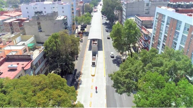 Nuevo carril para ciclistas en la Ciudad de México