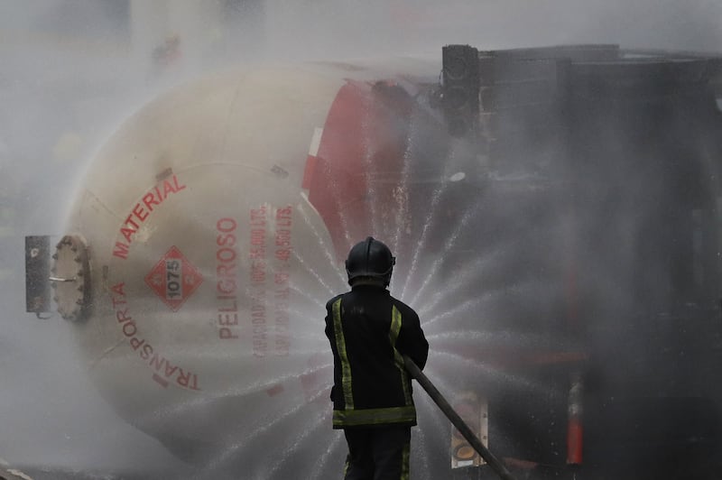 Explosión de pipa en Iztapalapa